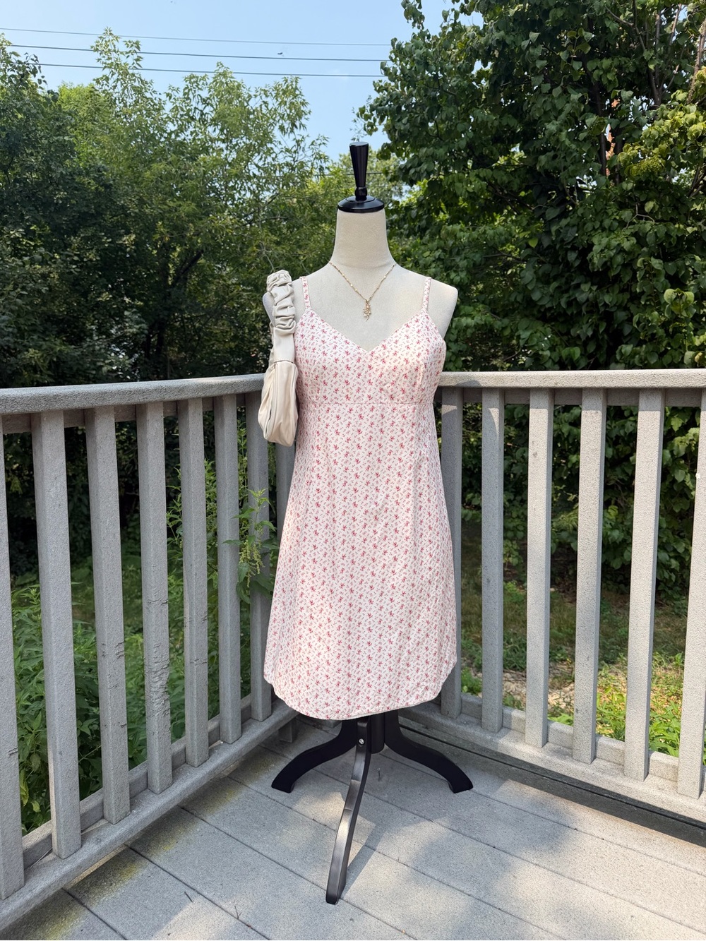 GAP Size 6 Ditsy Floral Cotton Mini Dress Cottagecore Sundress